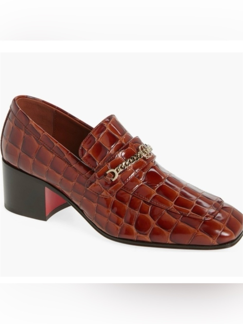 Women's Christian Louboutin
MJ, moc leather loafers size 38 made in Italy